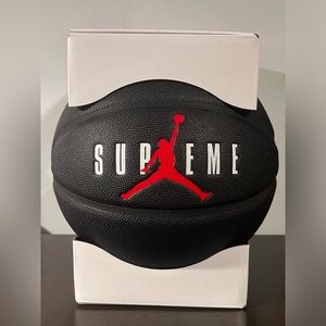 Supreme X Jordan Basketball 2024 Black Red Basketball 2024 New In Box